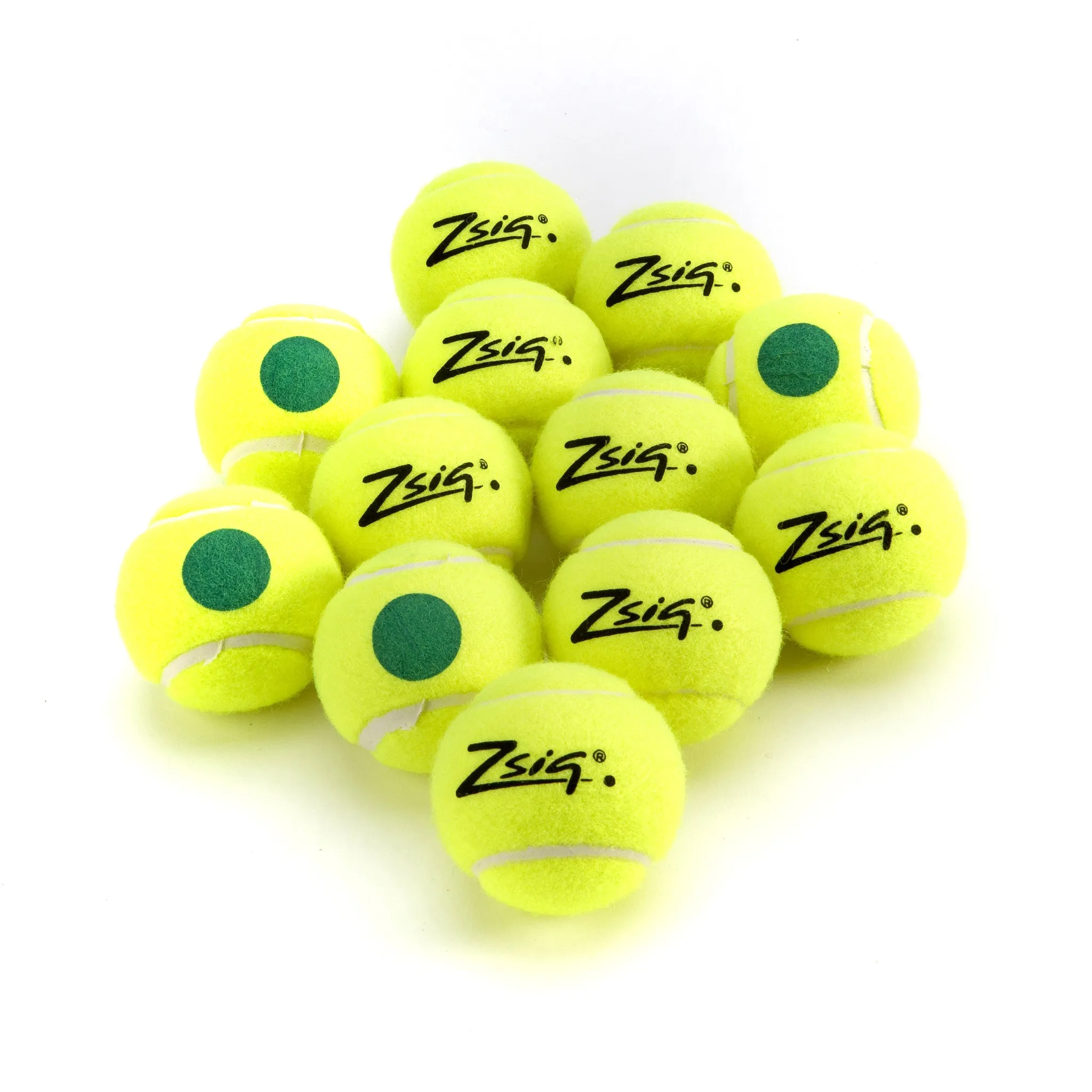 Mini Tennis | Green Stage | Green Dot Balls | Carton of 10 Dozen (120)