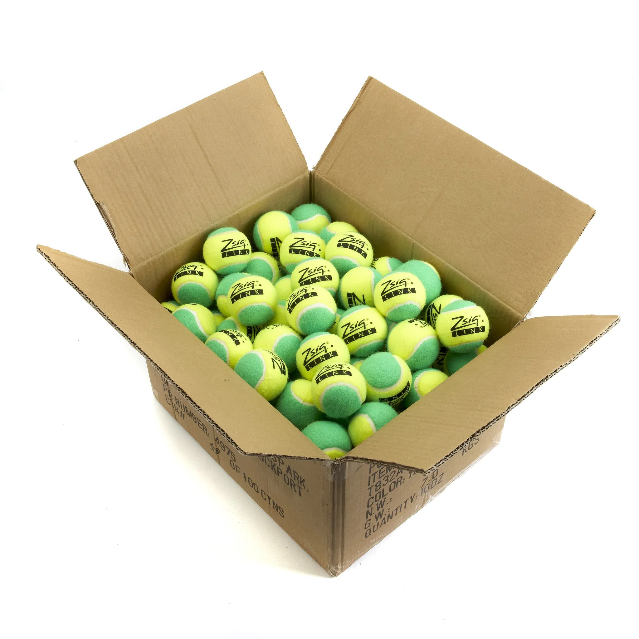 Mini Tennis | Green Stage | Link Green Balls | Bag of 5 Dozen (60)