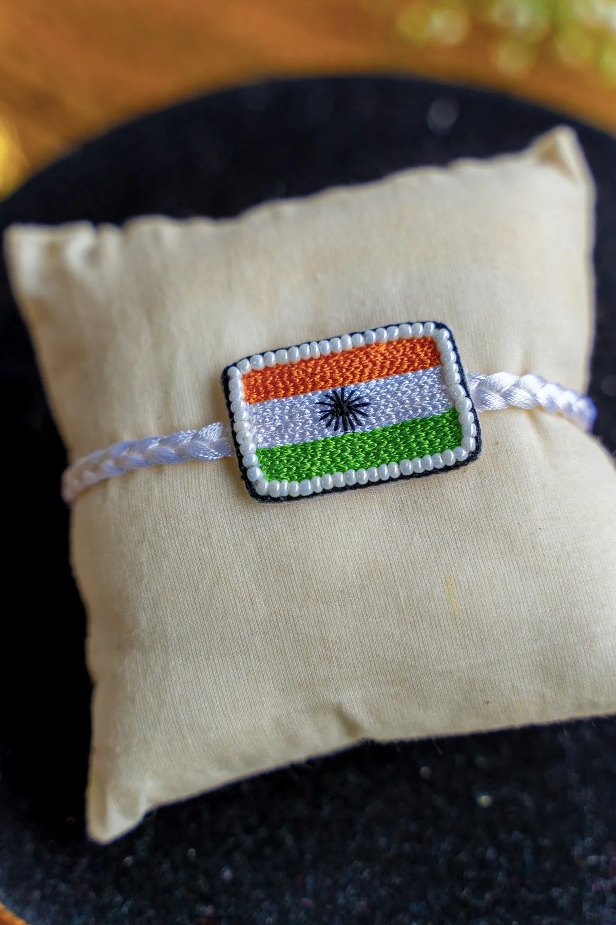 Patriot Pride Embroidered Rakhi