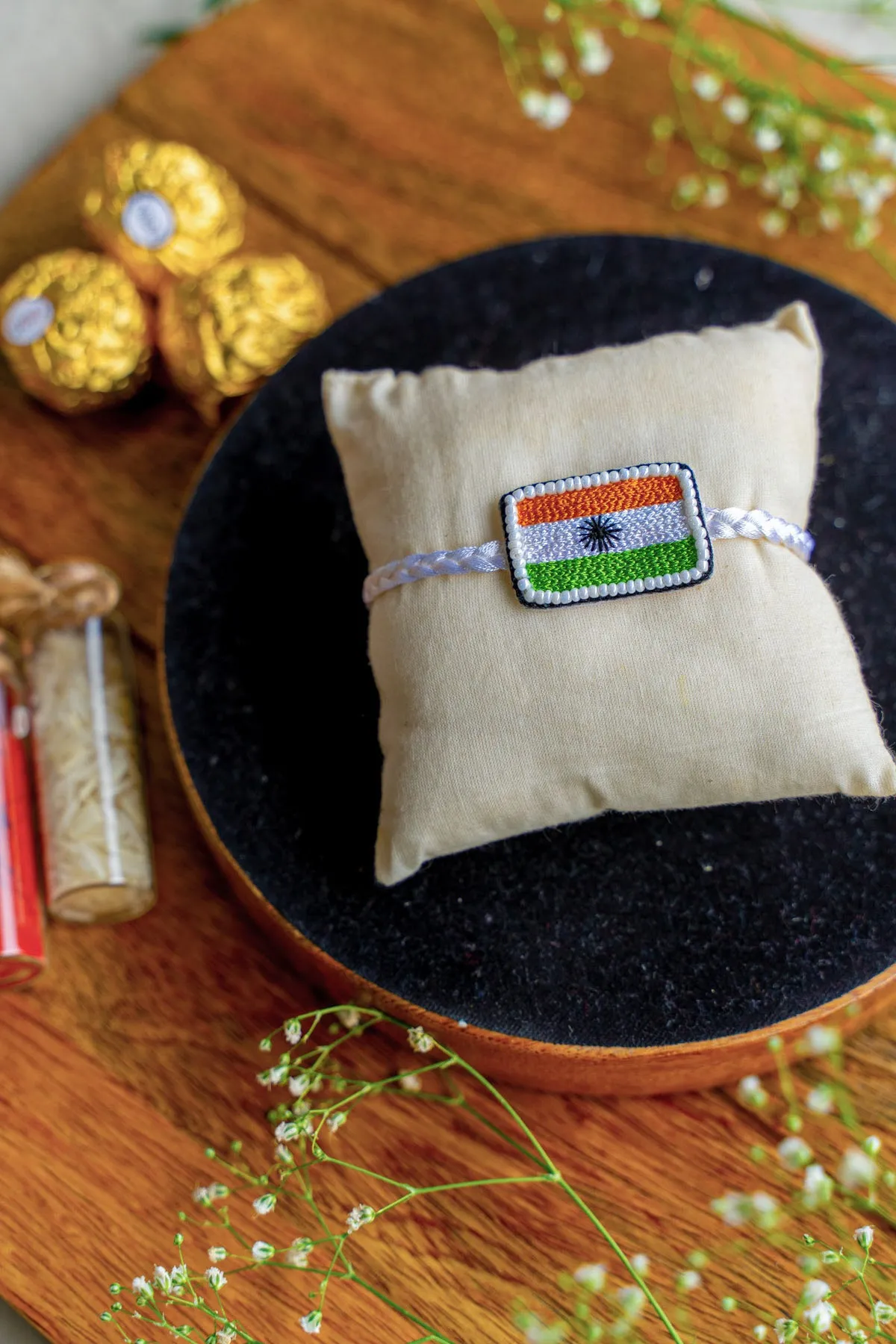 Patriot Pride Embroidered Rakhi