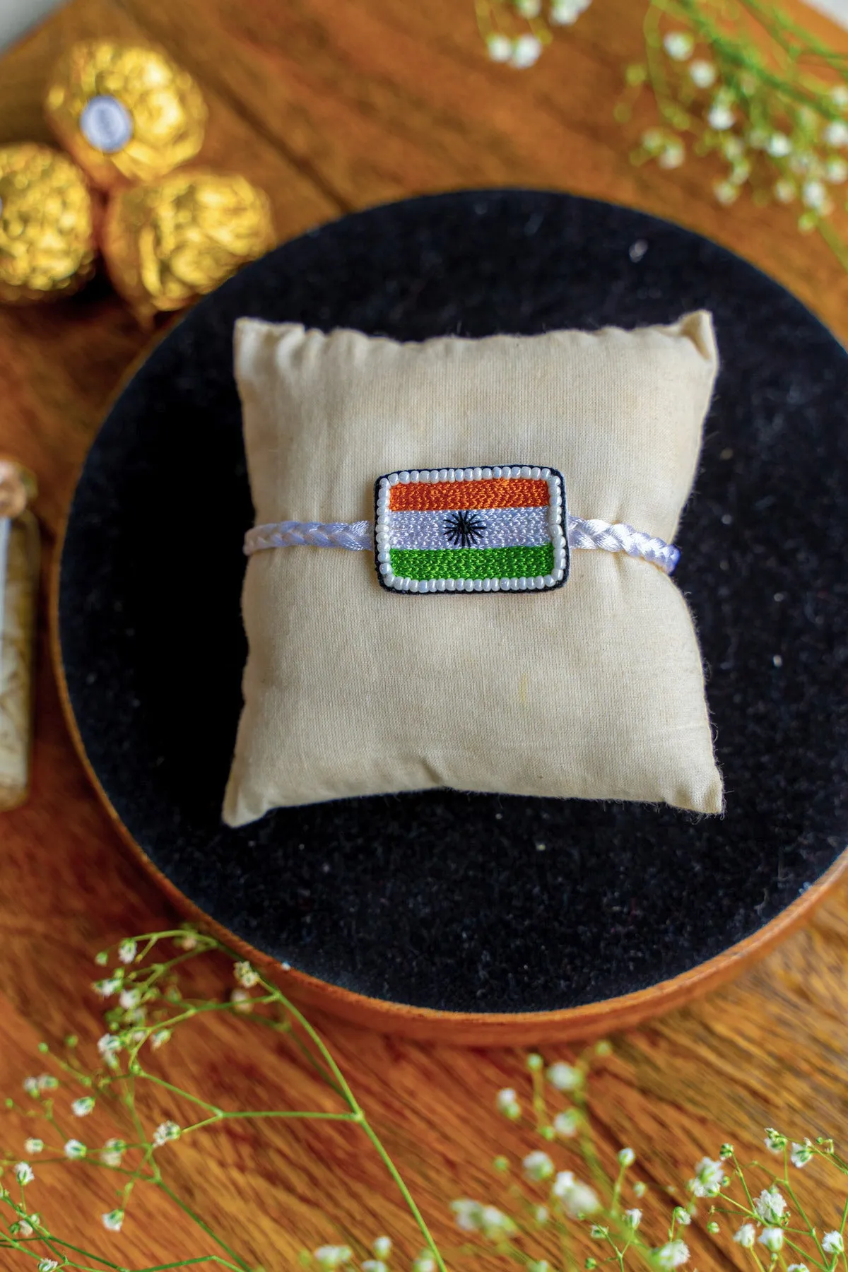 Patriot Pride Embroidered Rakhi