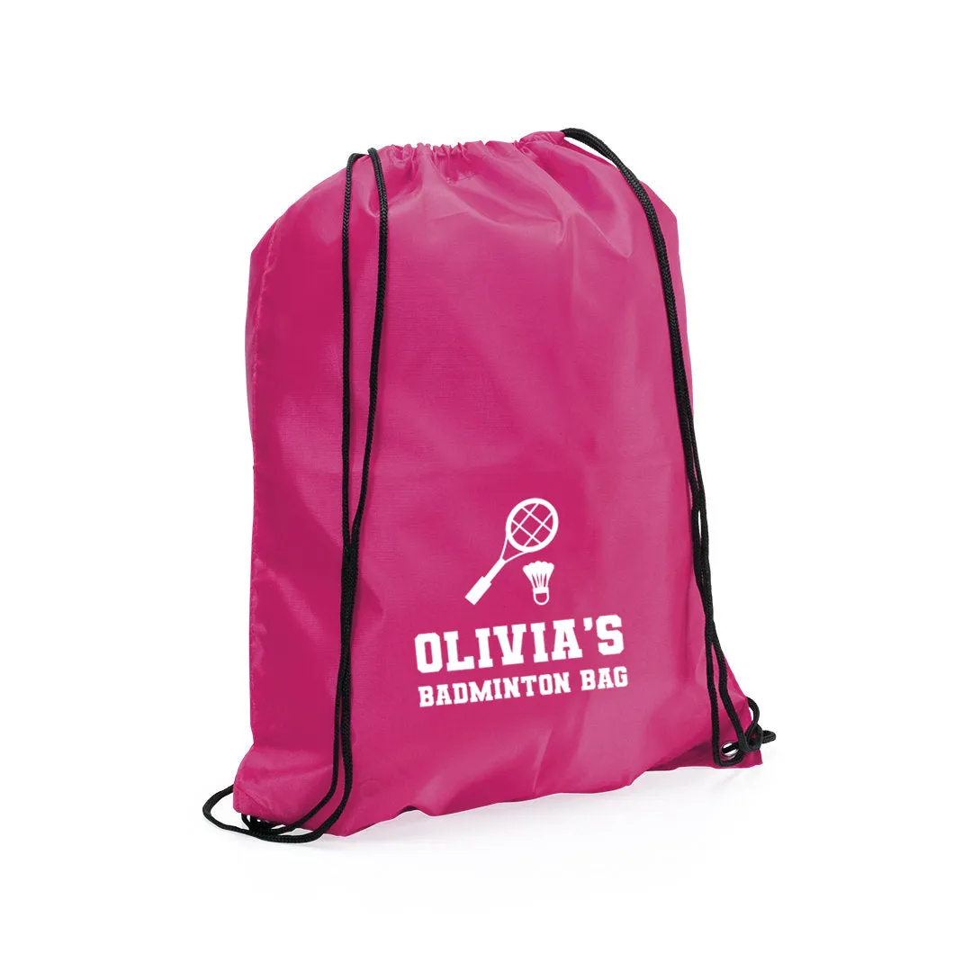 Personalised Unique Sport Drawstring Bag