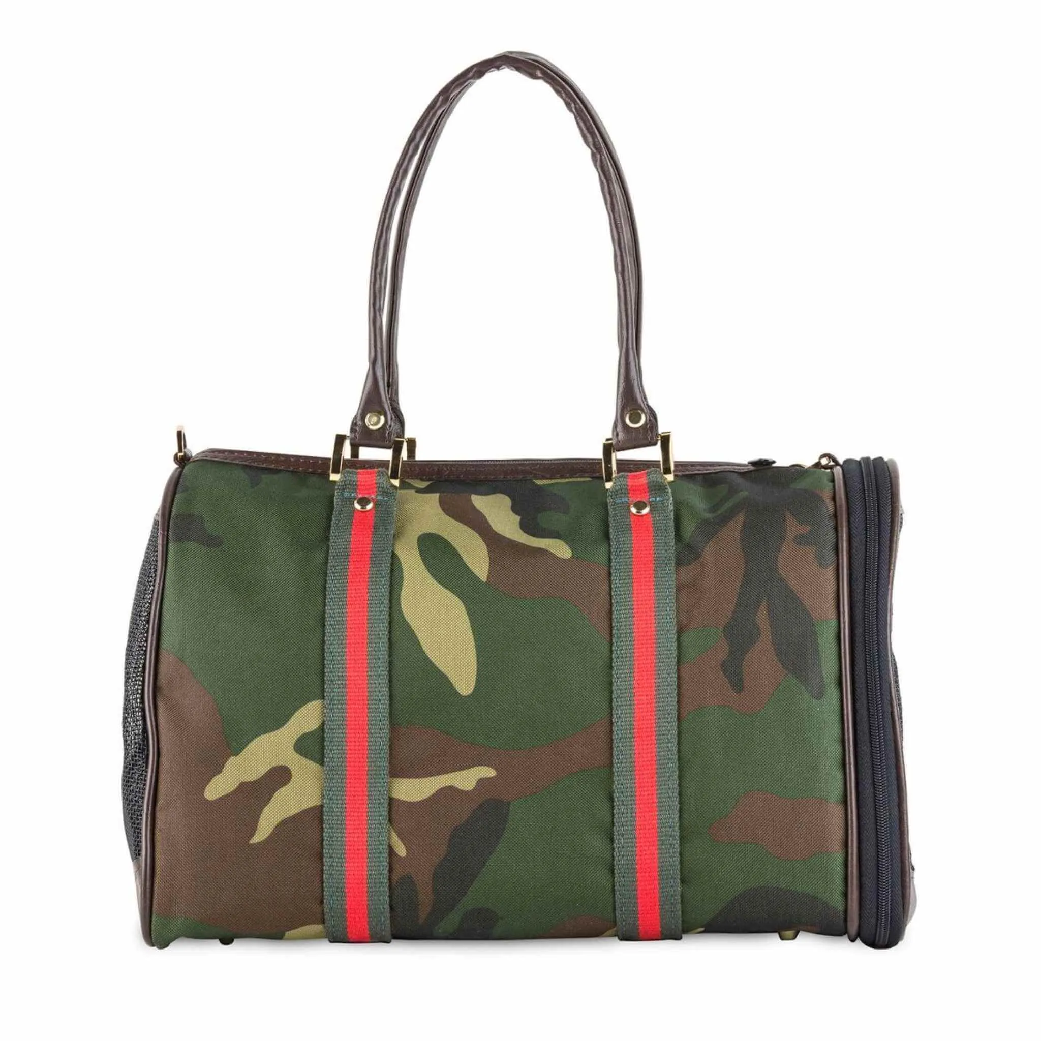 Petote JL Duffel Camo Designer Dog Carrier