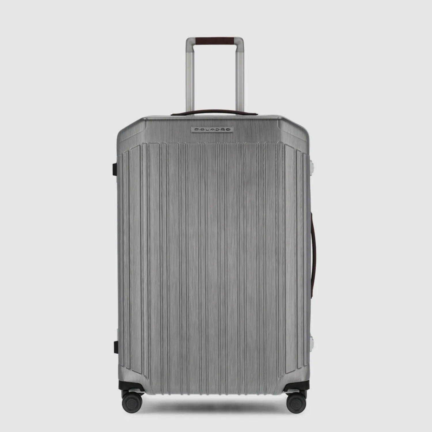 Piquadro Pqlm-Frame 75Cm Hardcase Large Check-In Luggage Trolley Black / Light Brown - Bv4428Pqlm/Ncu