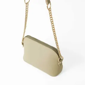 Pouch Size Shoulder Bag Beige