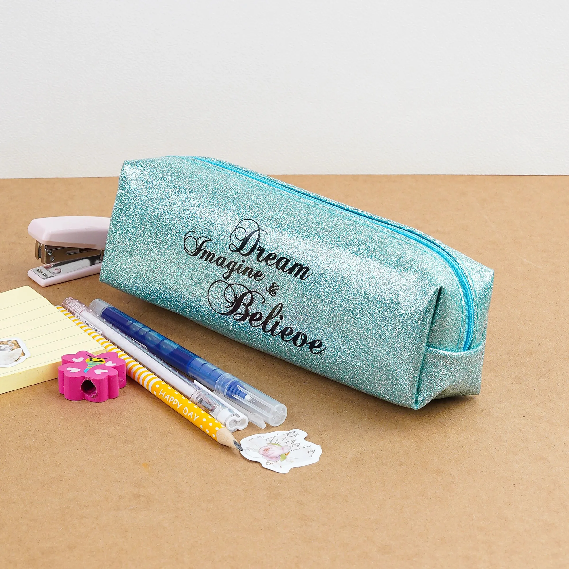 PVC Glittery Pencil Case