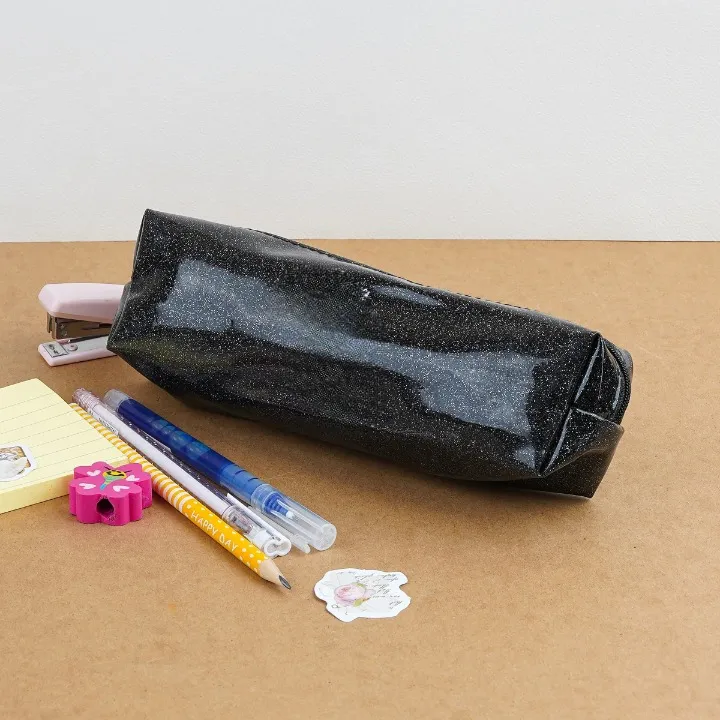 PVC Glittery Pencil Case