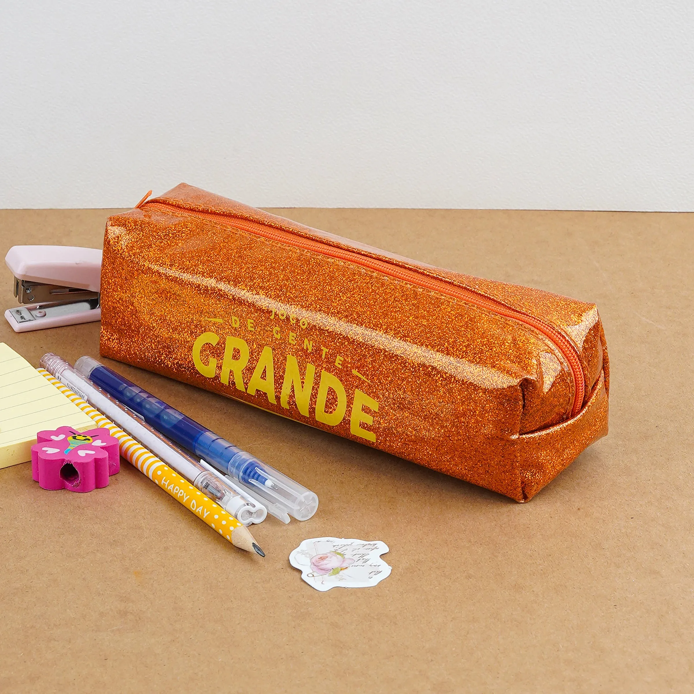 PVC Glittery Pencil Case