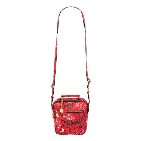 Red Graffiti Mini Messenger