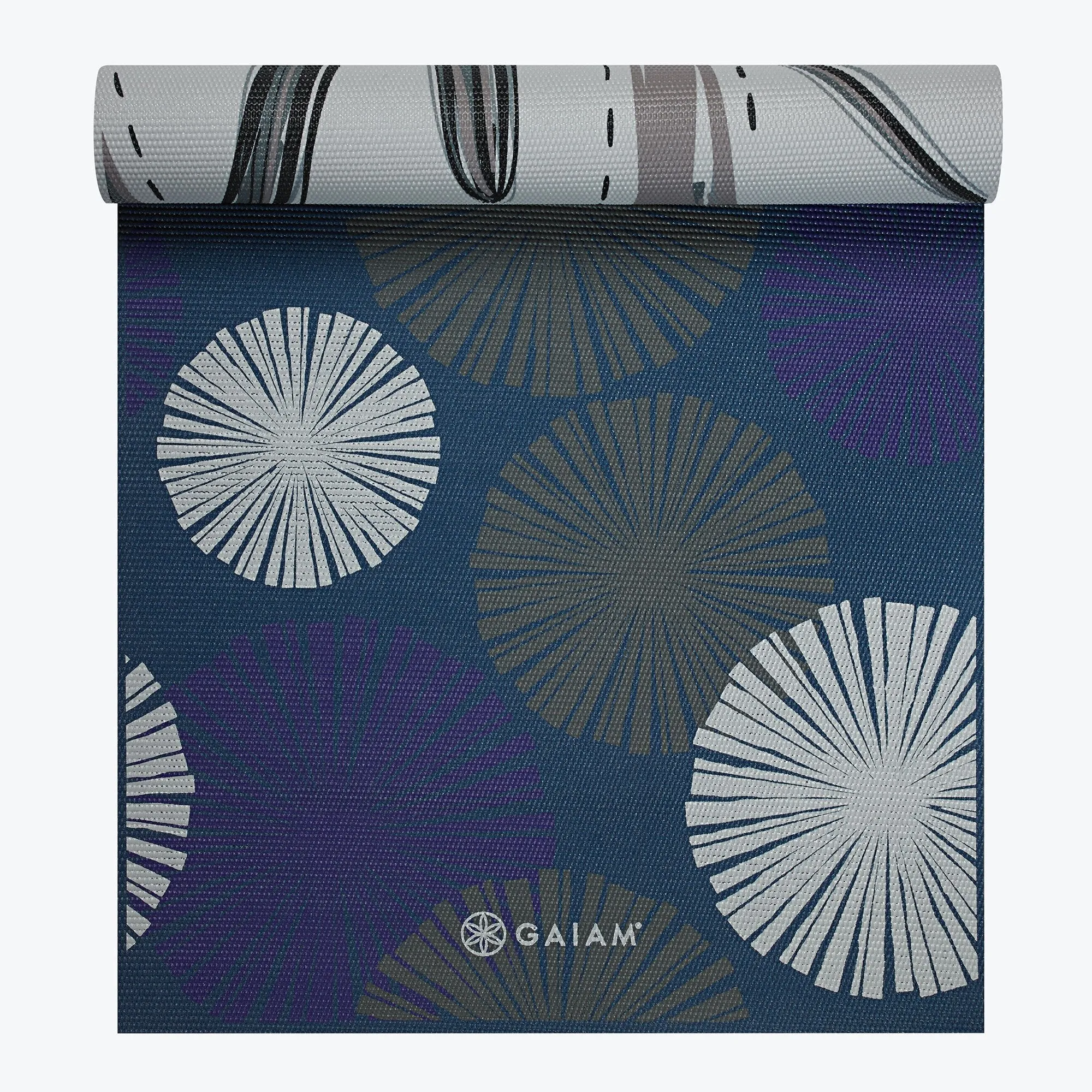 Reversible Subtle Bloom Yoga Mat (6mm)