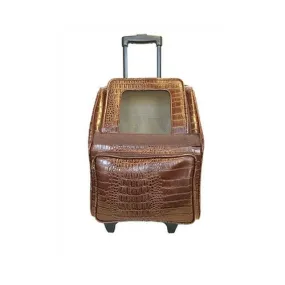 Rio Roller Bag — Brown Croco