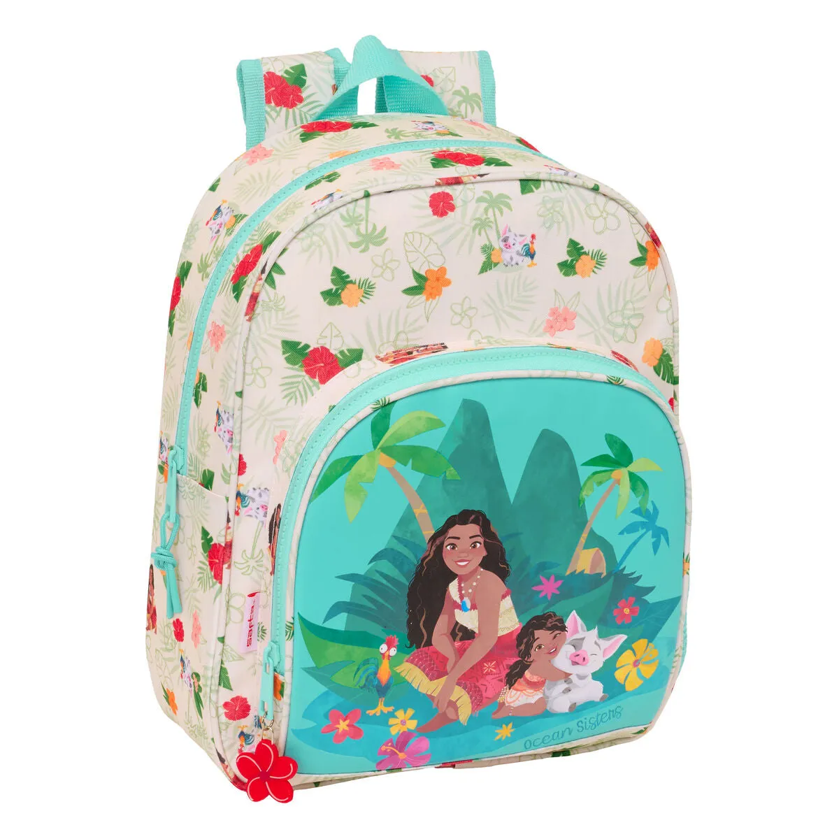 School Bag Vaiana Blue Beige 28 x 34 x 10 cm