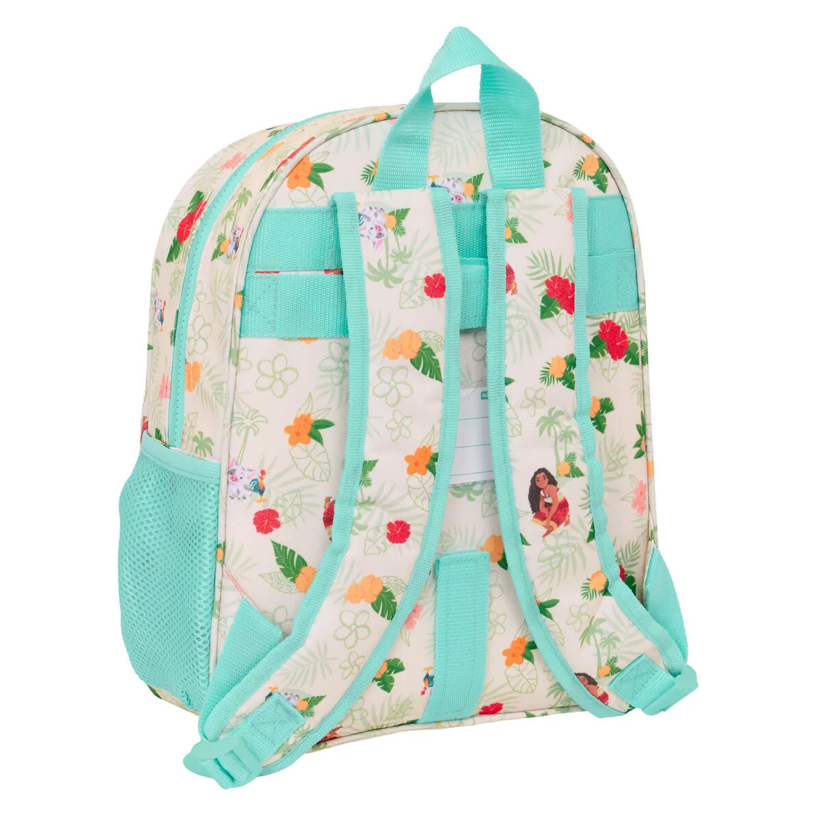 School Bag Vaiana Blue Beige 28 x 34 x 10 cm