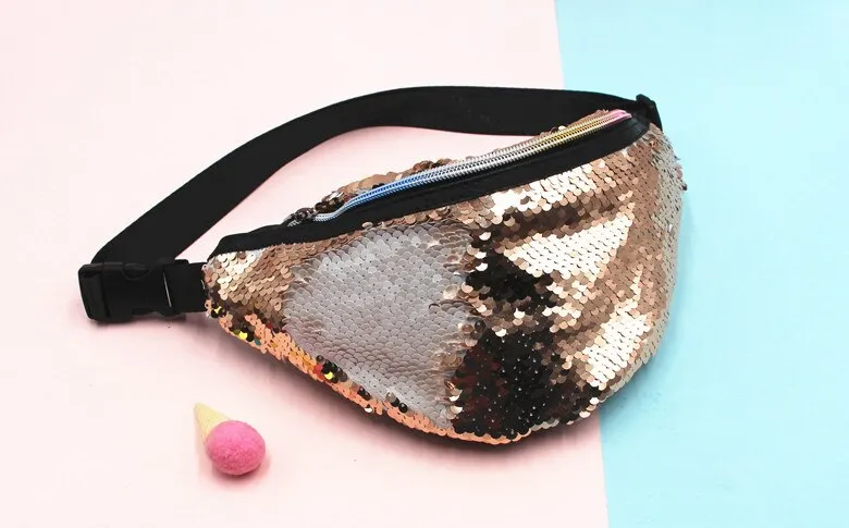 Sequins Waist Bag