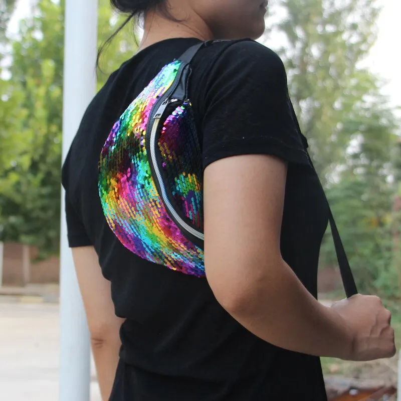 Sequins Waist Bag