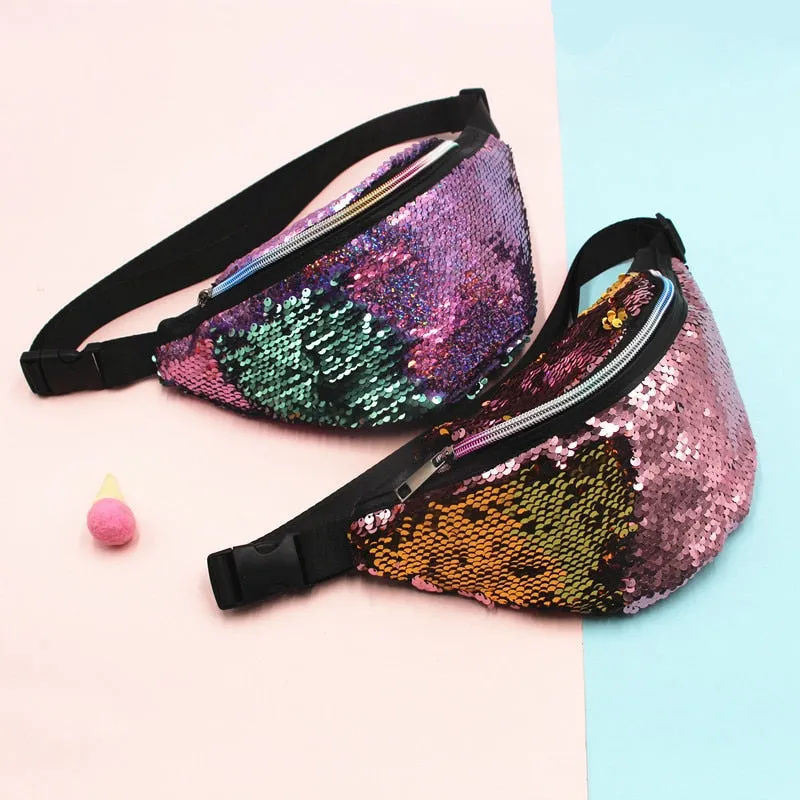 Sequins Waist Bag