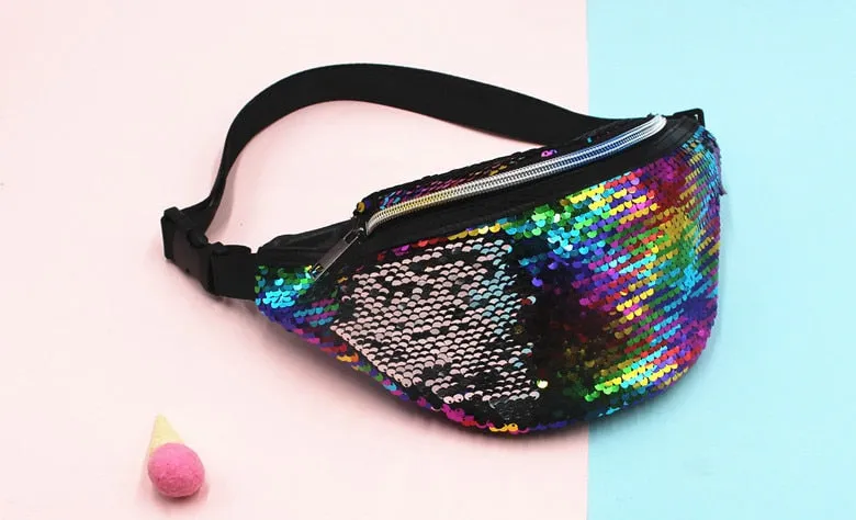 Sequins Waist Bag