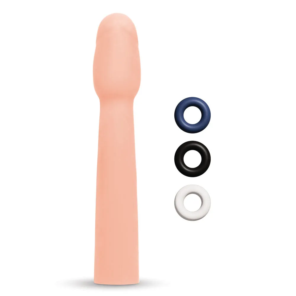 Size Up Realistic 2 Inch Penis Extender - Flesh 5 cm (2'') Penis Extension Sleeve