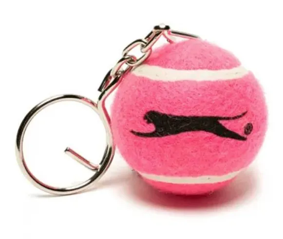 Slazenger Mini Wimbledon tennis ball keyring