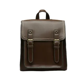 Sohiwoo Vintage Leather School Bag