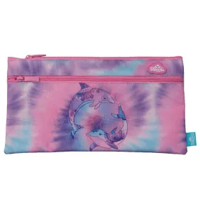 Spencil Twin Zip Pencil Case - Tie Dye Splash