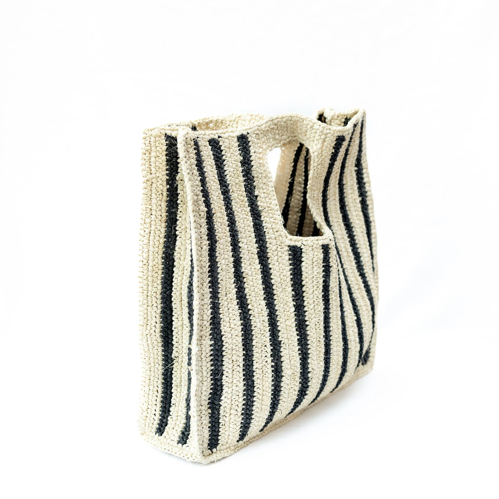 Striped Palm Bag