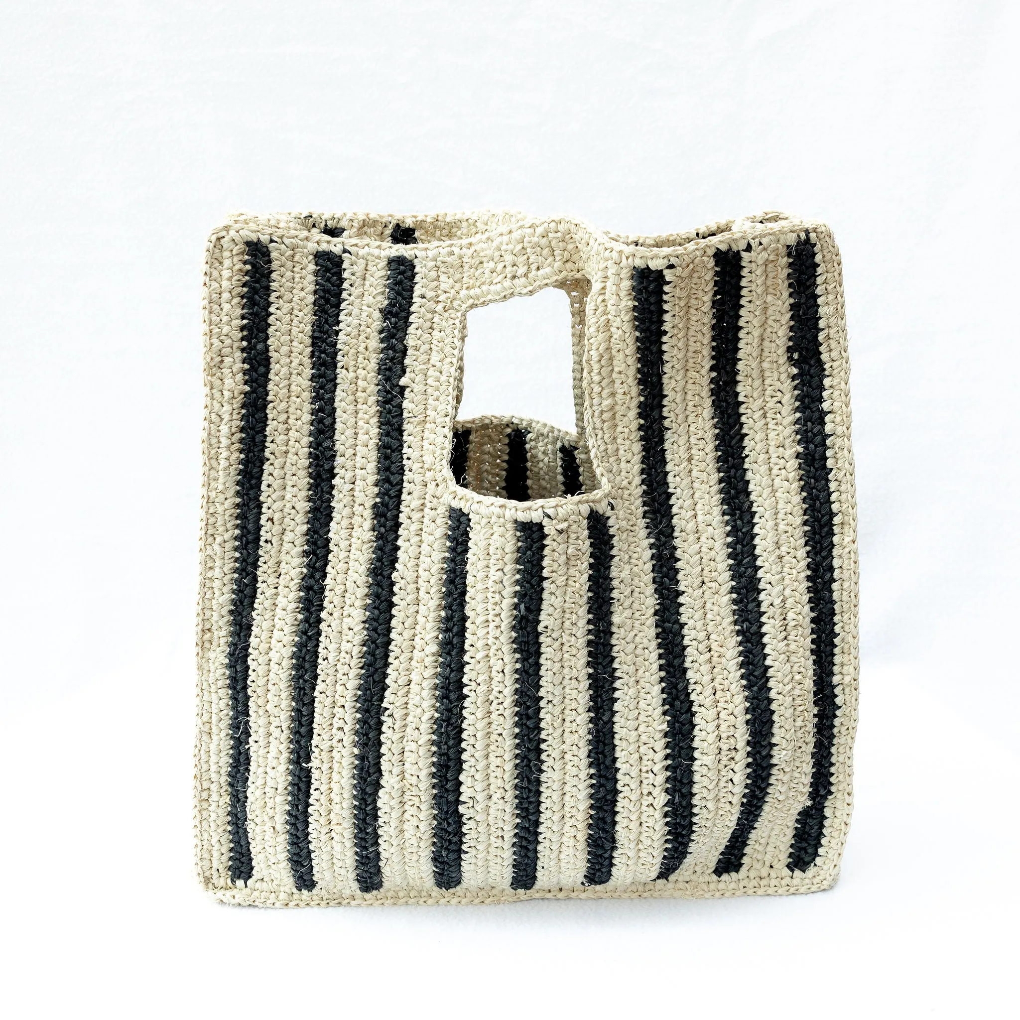 Striped Palm Bag