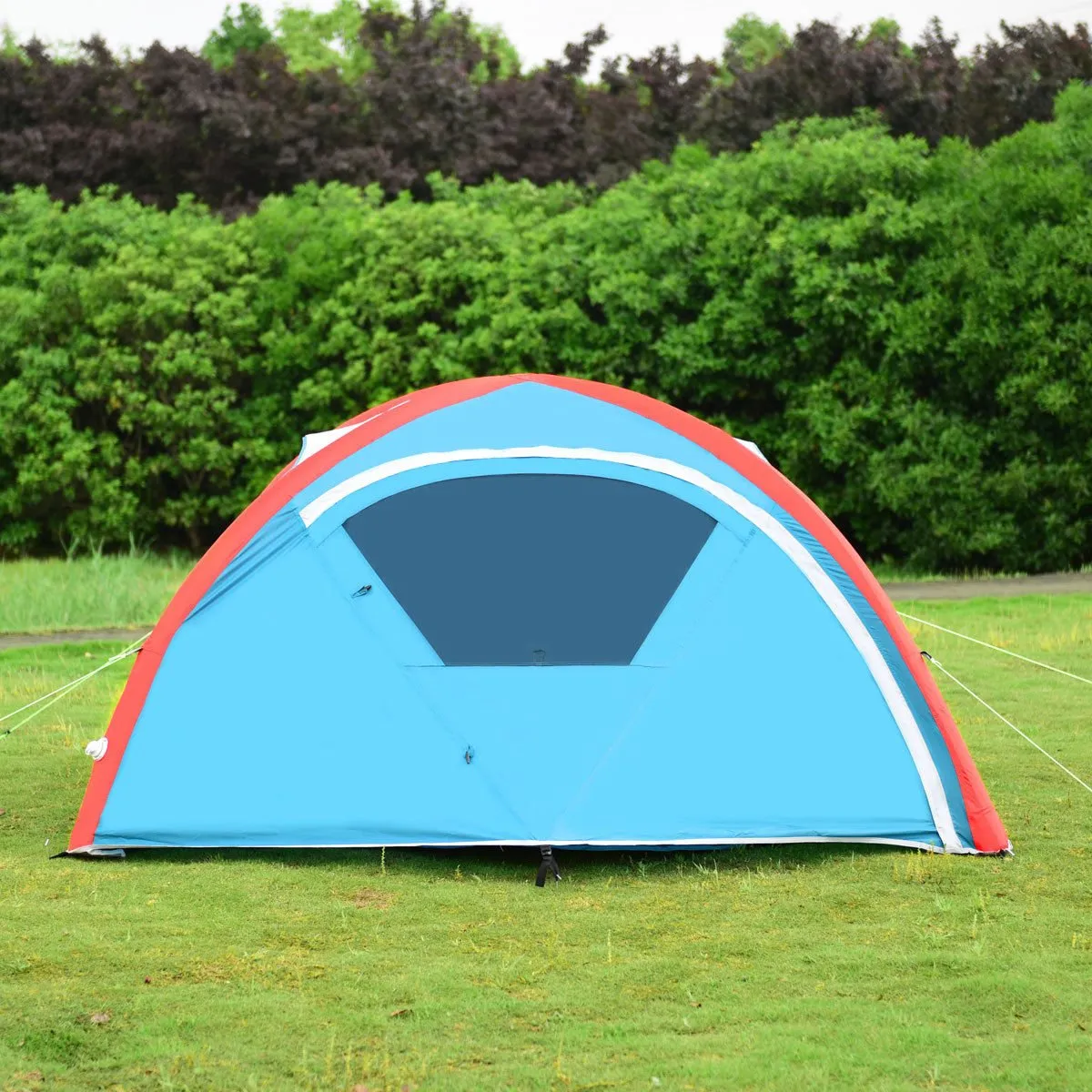 Tangkula Inflatable Tent, Camping Tent for Family, Instant Set Up in Minutes