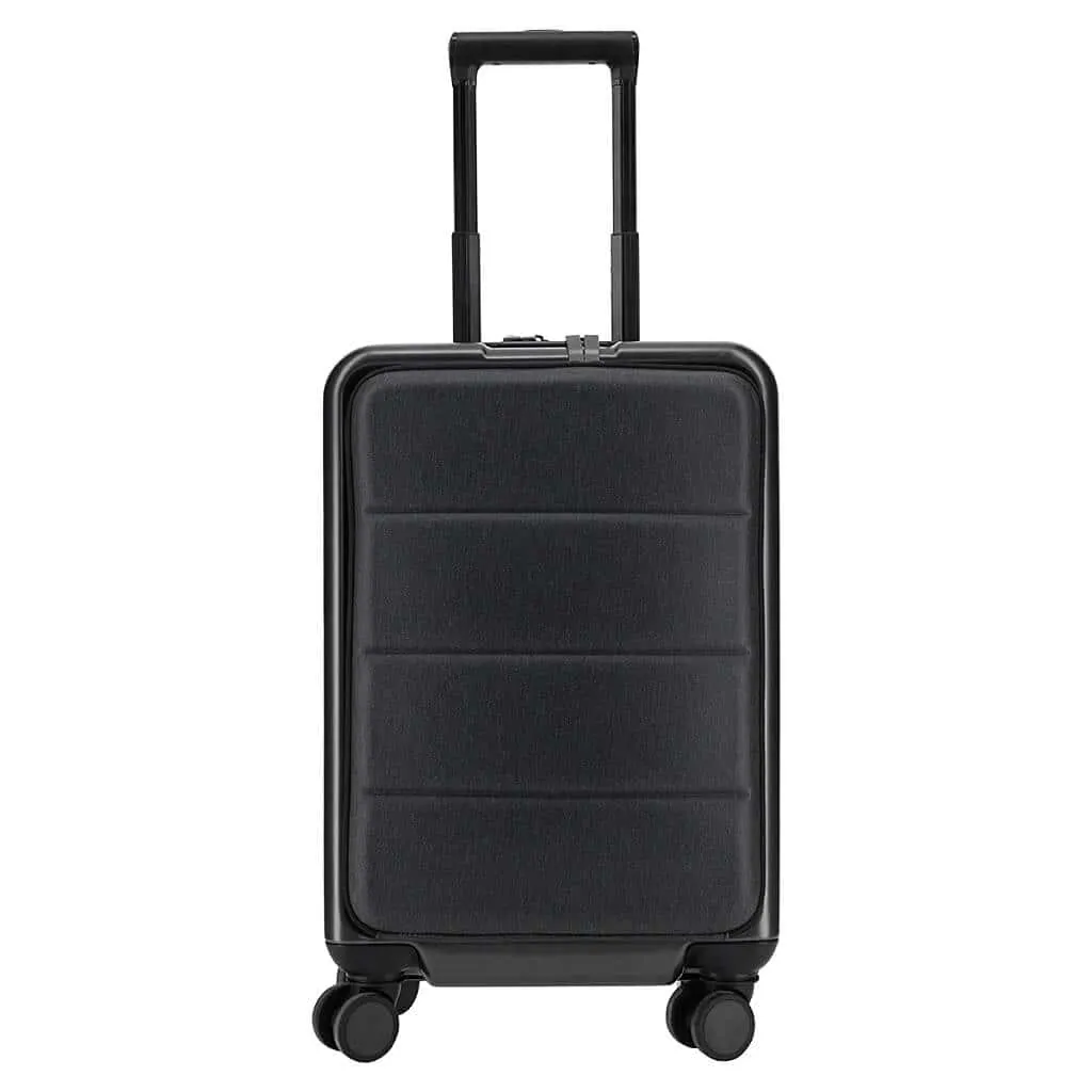 TBSN 104 CASHEL - 20 Inch Trolley Case With Front Pocket - Dark Grey