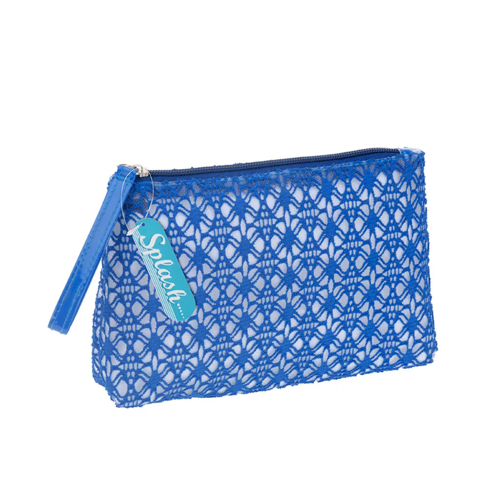 Toiletry Bag for Women - Cotton with Net