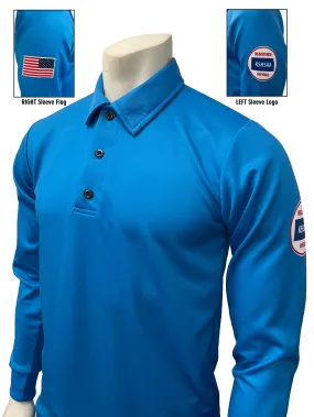 USA401KS-WF BB - Smitty "Made in USA" - BRIGHT BLUE - Volleyball Men's Long Sleeve Shirt