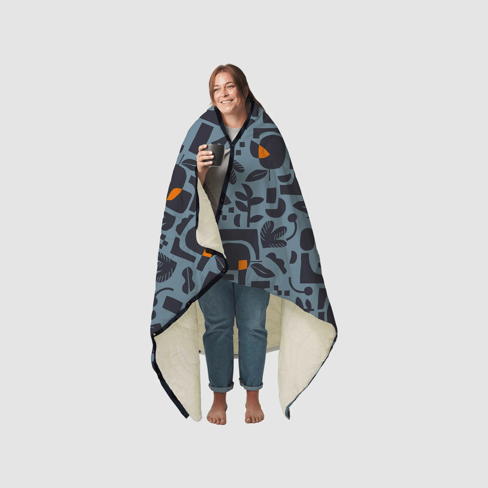 VOITED CloudTouch® Indoor/Outdoor Camping Blanket - Lush Garden