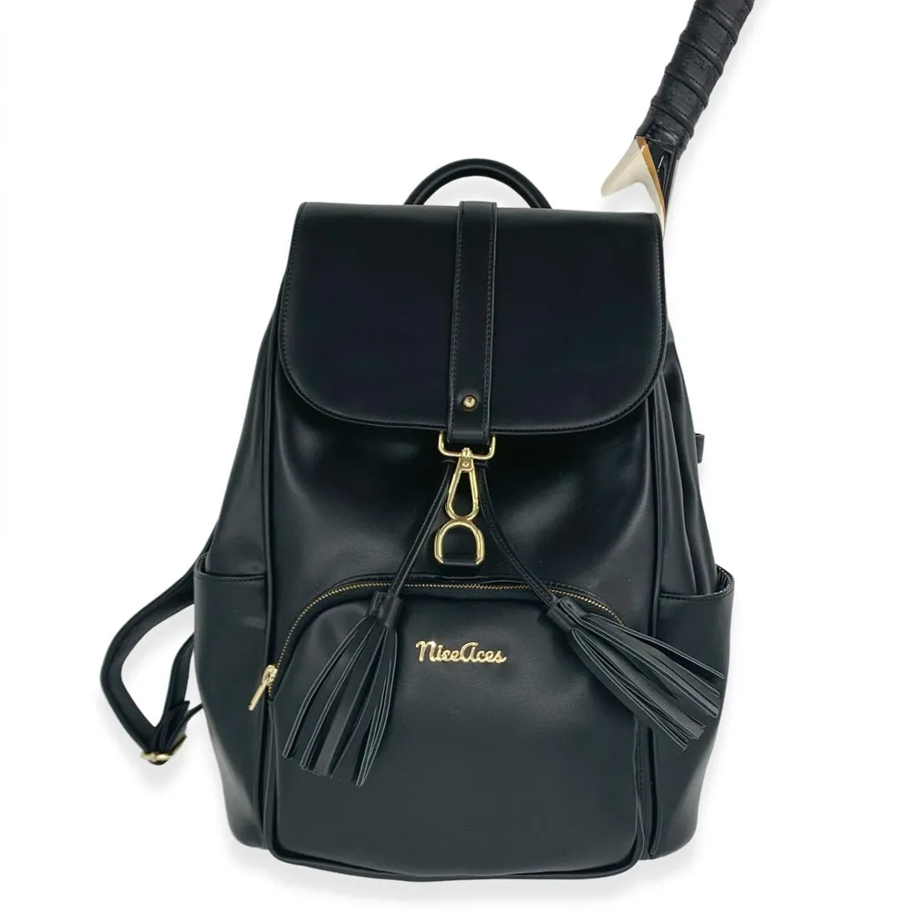 Women's Sara Tennis Backpack Black